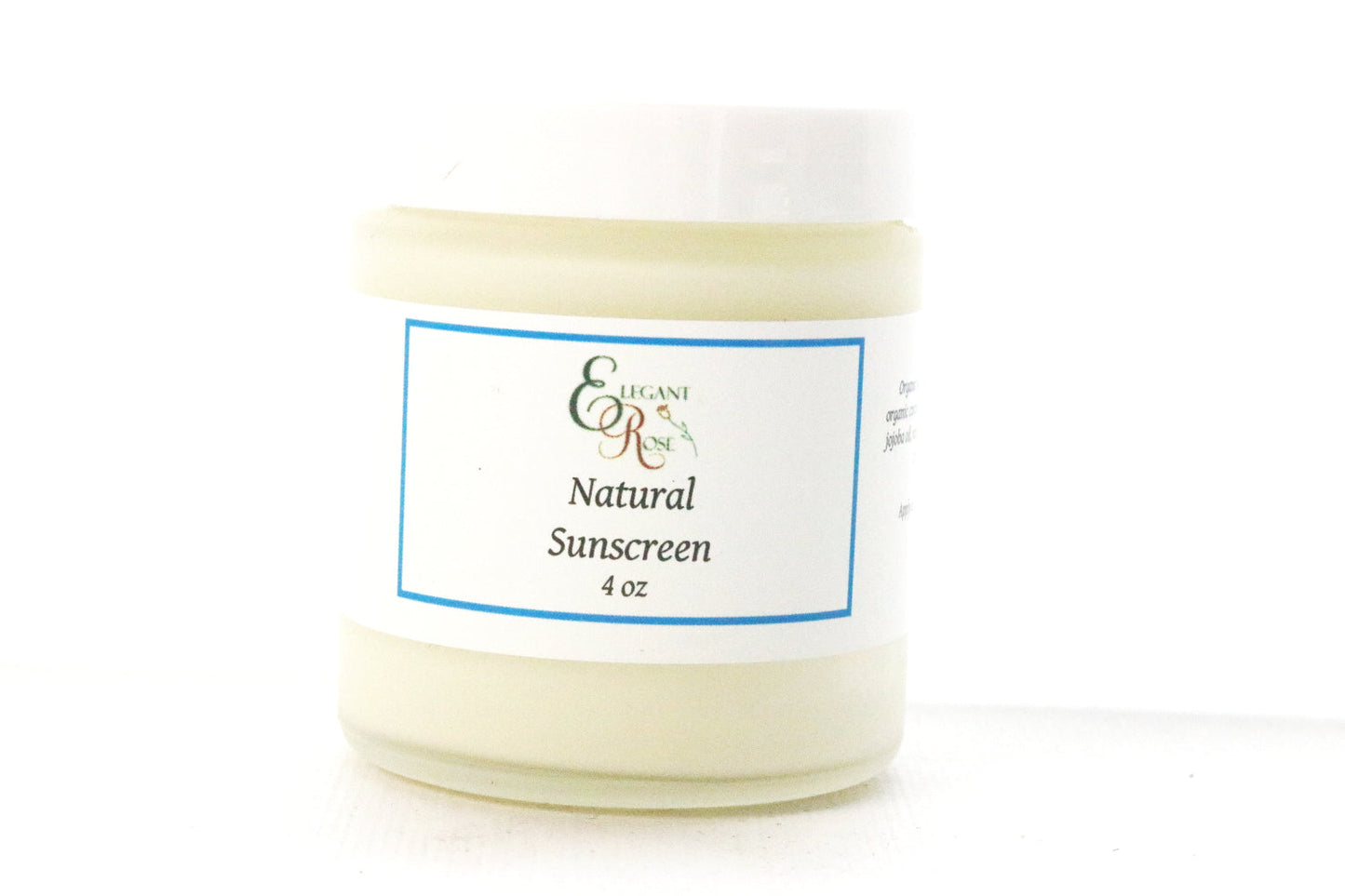 Organic Sunscreen, Natural Sunscreen with Zinc Oxide