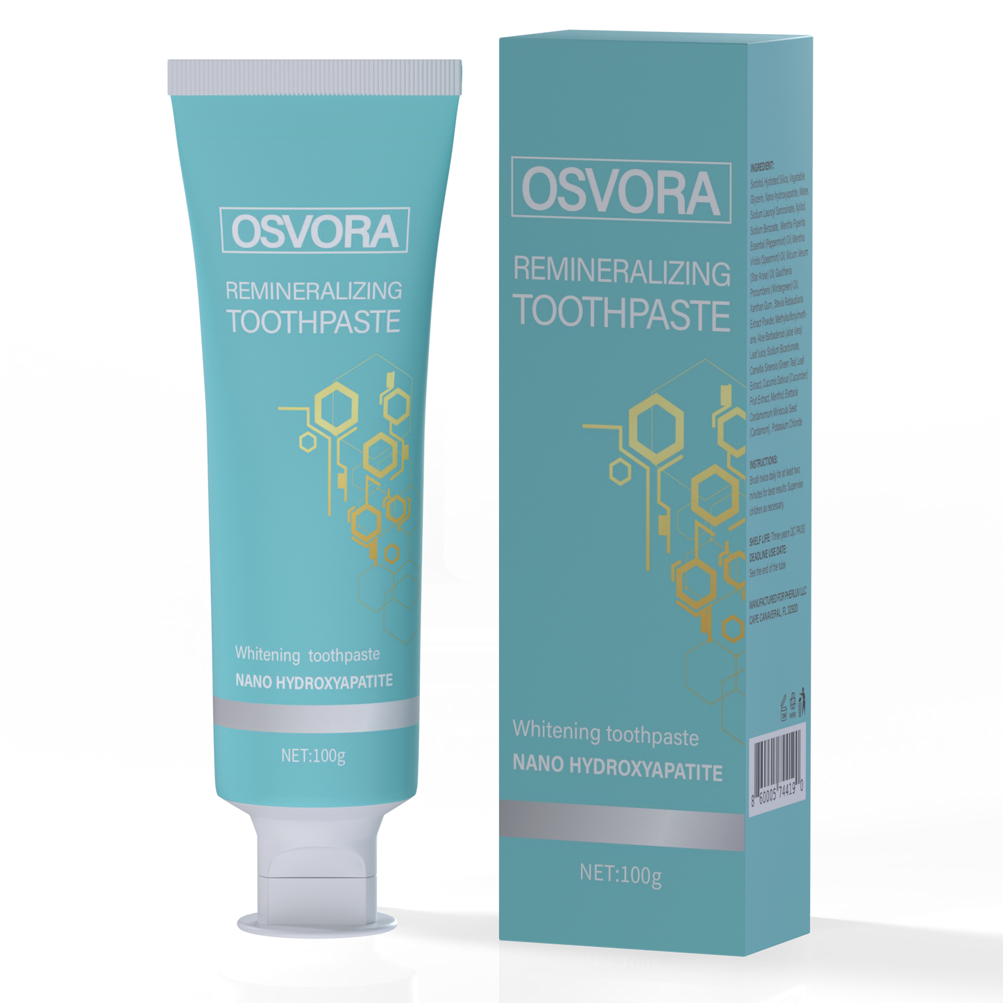 Remineralizing Hydroxyapatite Toothpaste