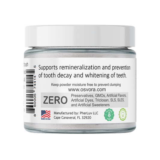 Remineralizing Hydroxyapatite (25%)  Tooth Powder