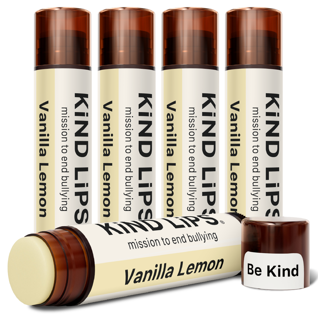 Five pack of Vanilla Lemon lip balm