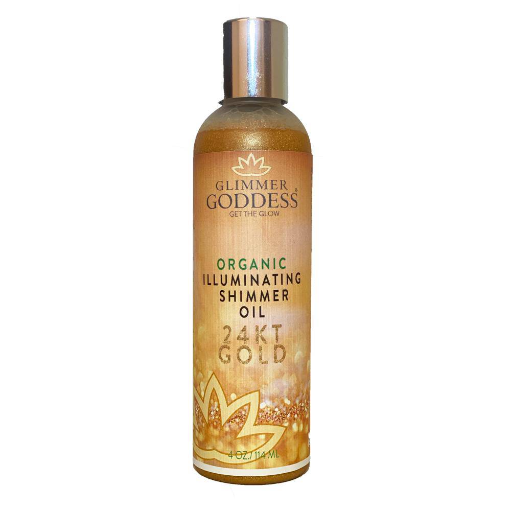 Illuminating Shimmer Body & Face Oils - Organic Radiant Glow & Hydration