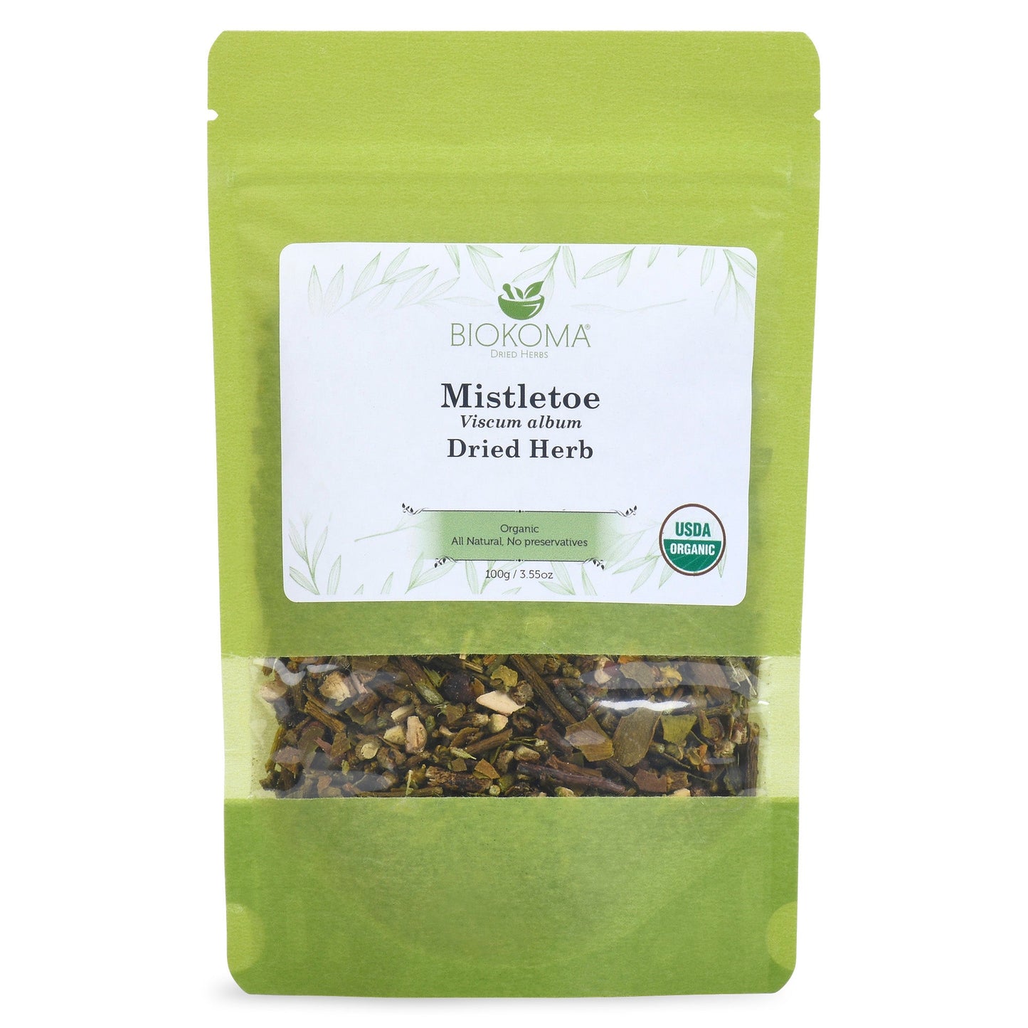 Mistletoe (Viscum album) Organic Dried Herb 100g 3.55oz