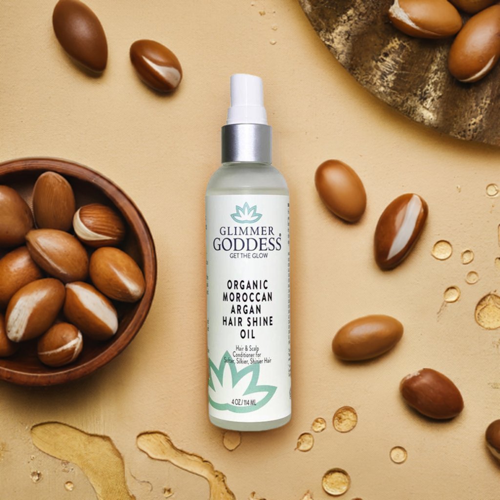 Organic Moroccan Argan Oil Hair Shine Spray