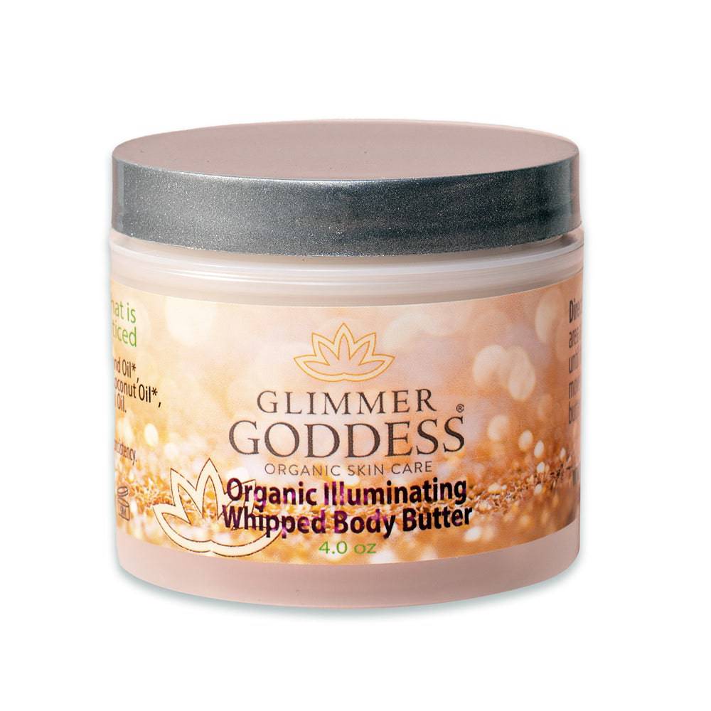 Jar of Organic Illuminating Whipped Body Butter