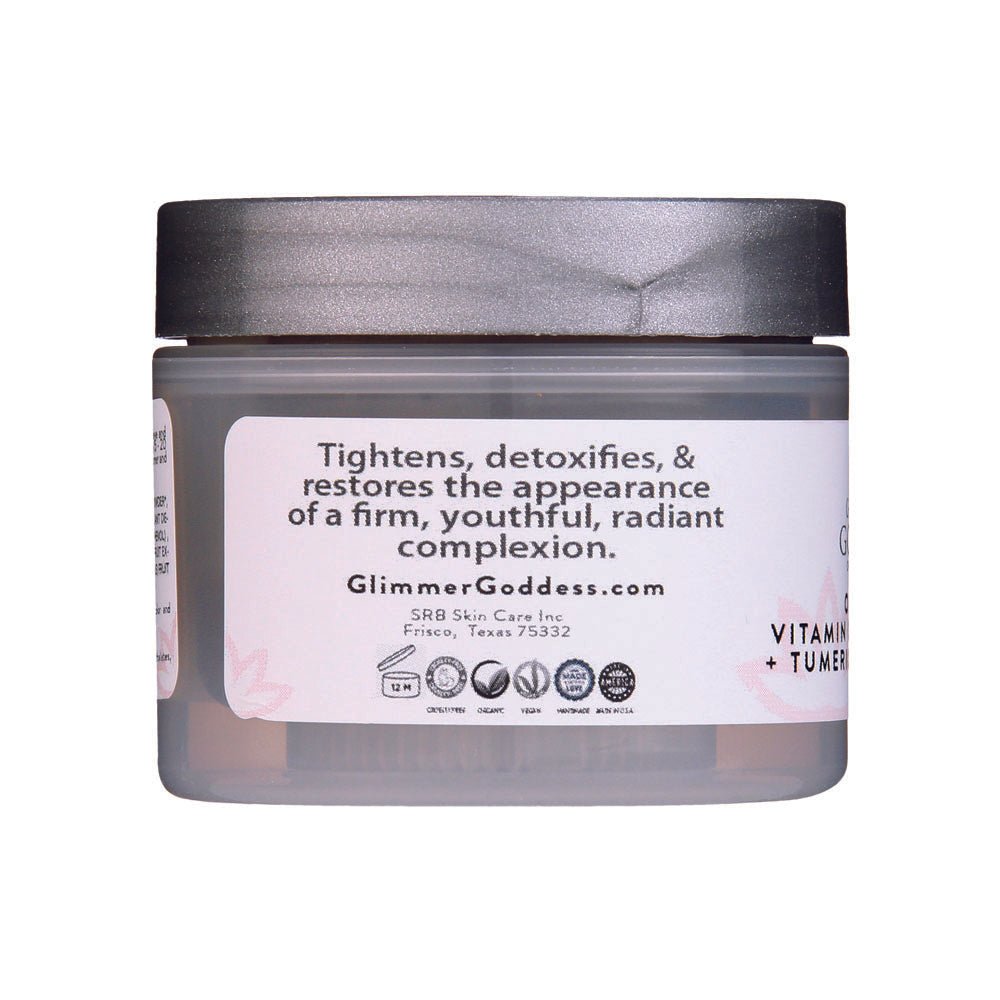 Organic Tumeric Vitamin C & E Brightening Face Mask - 2 oz.