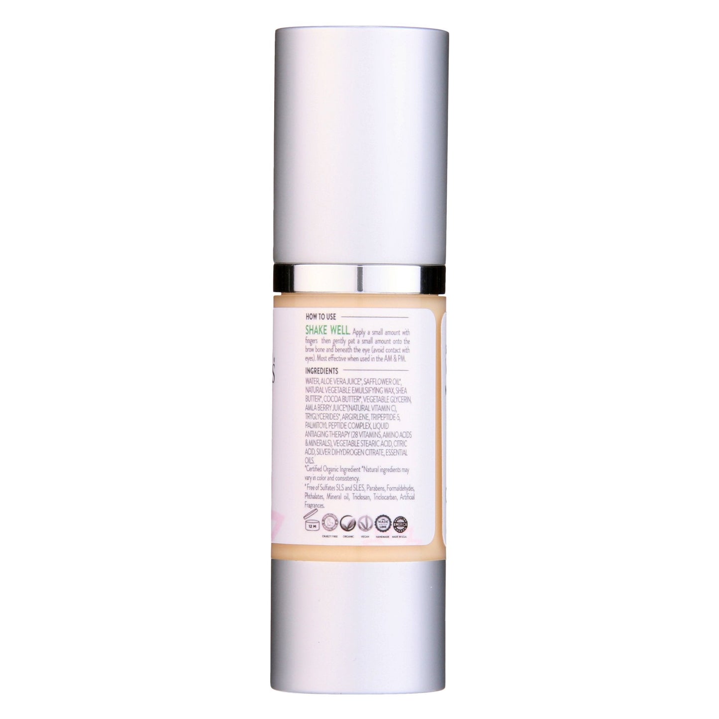 Organic Vitamin C Eye Serum For Dark Circles