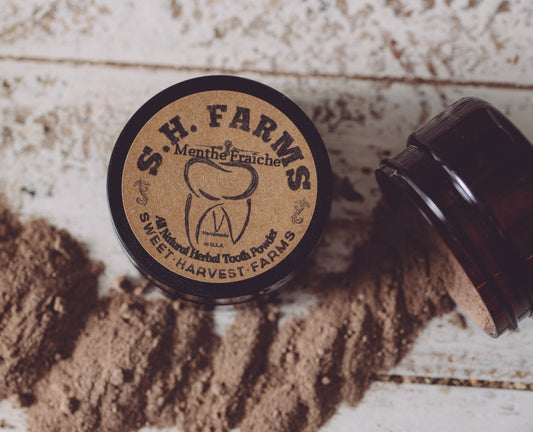Fraîche Organic and Natural Tooth Powder - Fluoride FREE