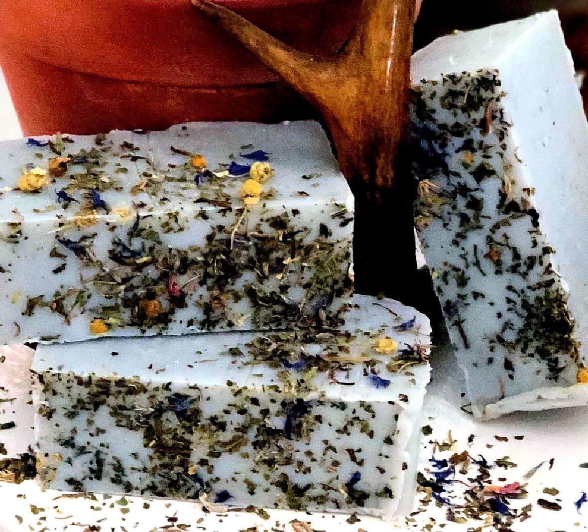 organic handmade tea infused soap